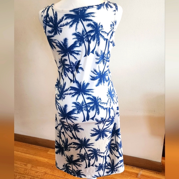 Chioni.od Summer Dress - Size Medium - Blue & White NWOT - Picture 2 of 3